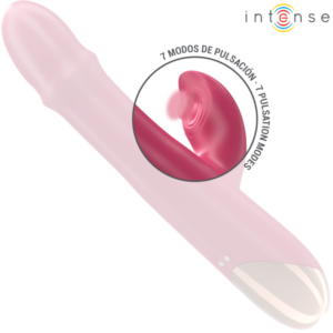 Intense-Vibratore multifunzione Chloe 3 in 1 Rosso Silicone · Vibratori (imaginea 5)