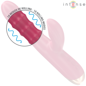Intense-Vibratore multifunzione Chloe 3 in 1 Rosso Silicone · Vibratori (imaginea 6)