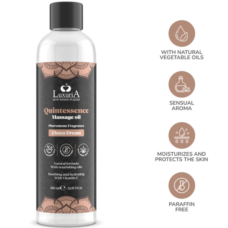 Intimateline-Olio da Massaggio Cioccolato 150 ml · Massaggio erotico (immagine 4)