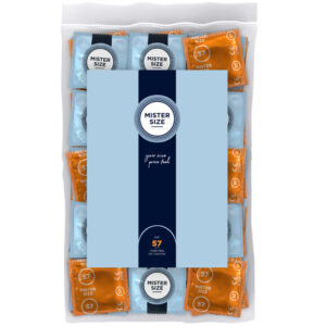 Mister Size-Preservativo Taglia L 57 mm (100 Pezzi)-Lattice