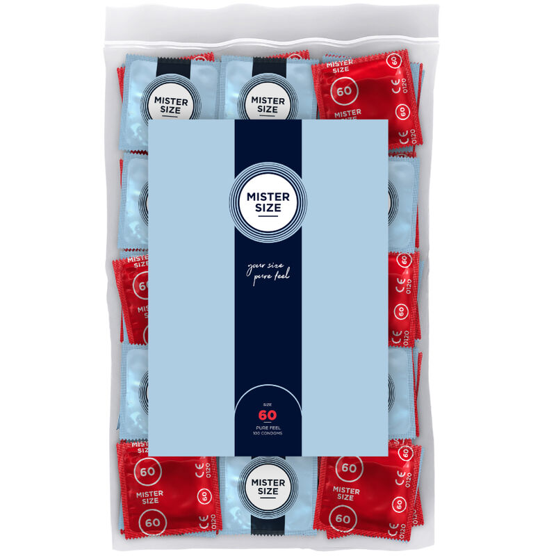 Mister Size-Preservativo Size Xl 60 mm (100 Units)-Latex 1 Mister Size-Preservativo Size Xl 60 mm (100 Units)-Latex · Preservativi
