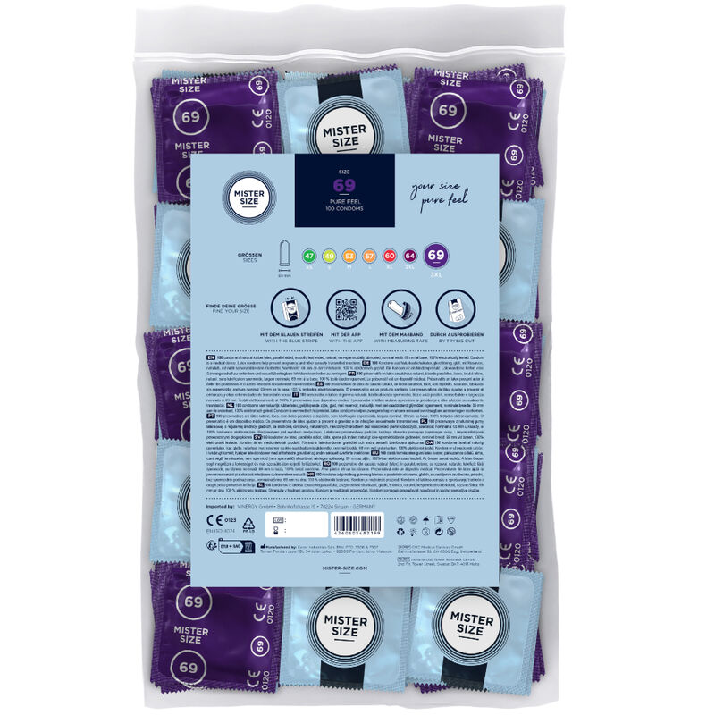 Mister Size-Preservativo Taglia Xxxl 69 mm (100 Pezzi)-Lattice · Preservativi (immagine 2)