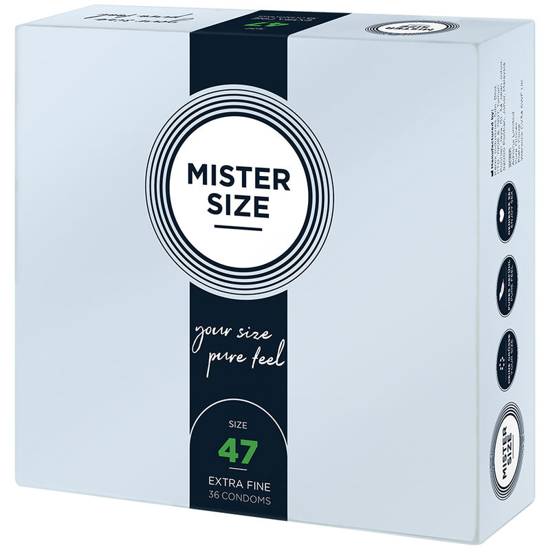 Mister Size-Preservativo Size Xs 47 mm (36 Units)-Latex 2 Mister Size-Preservativo Size Xs 47 mm (36 Units)-Latex · Preservativi (imaginea 2)