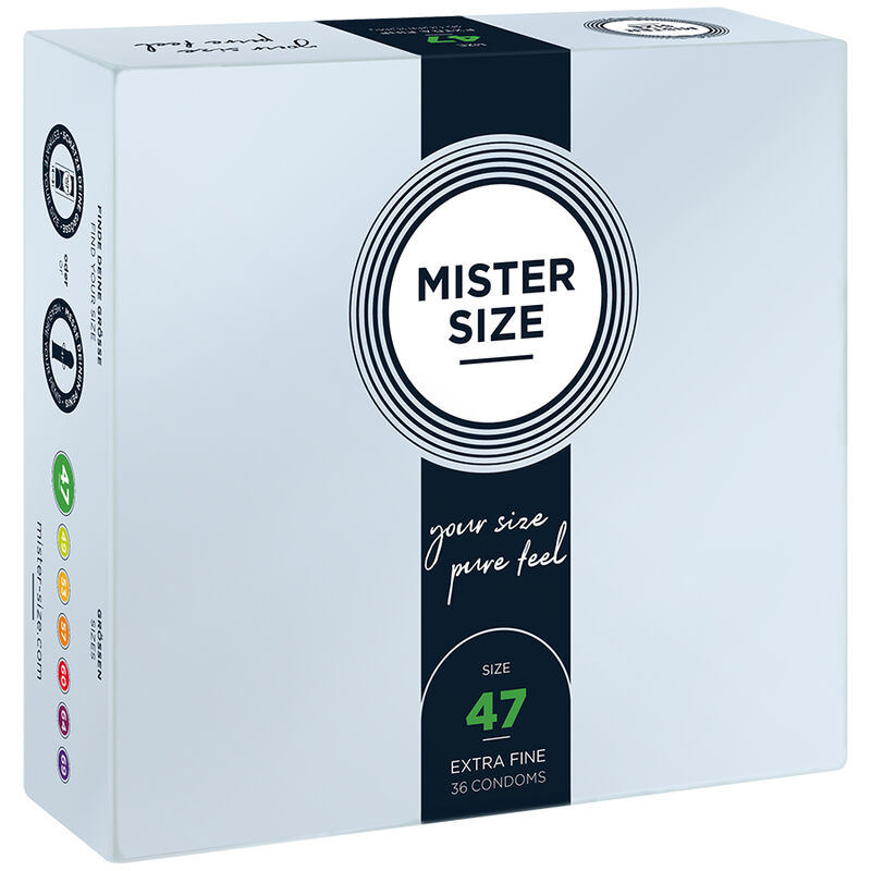 Mister Size-Preservativo Size Xs 47 mm (36 Units)-Latex 1 Mister Size-Preservativo Size Xs 47 mm (36 Units)-Latex · Preservativi