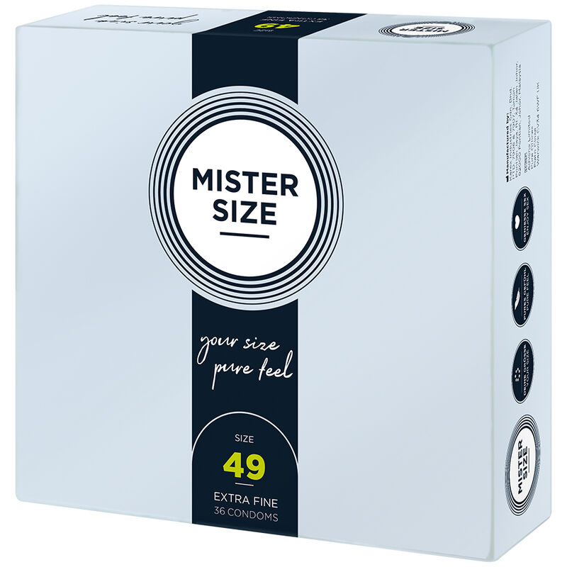 Mister Size-Preservativo Size S 49 mm (36 Pezzi)-Latex 2 Mister Size-Preservativo Size S 49 mm (36 Pezzi)-Latex · Preservativi (imaginea 2)