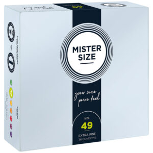Mister Size-Preservativo Size S 49 mm (36 Pezzi)-Latex