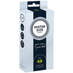 Mister Size-Prezervativ Mărime S 49 mm (10 Bucăți)-Latex · Prezervative