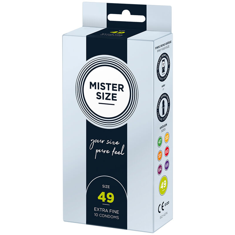 Mister Size-Preservativo Taglia S 49 mm (10 Pezzi)-Lattice 3 Mister Size-Preservativo Taglia S 49 mm (10 Pezzi)-Lattice · Preservativi (imaginea 3)