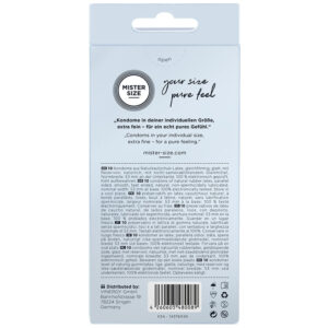 Mister Size-Preservativo Size M 53 mm (10 Units)-Latex · Preservativi (imaginea 3)