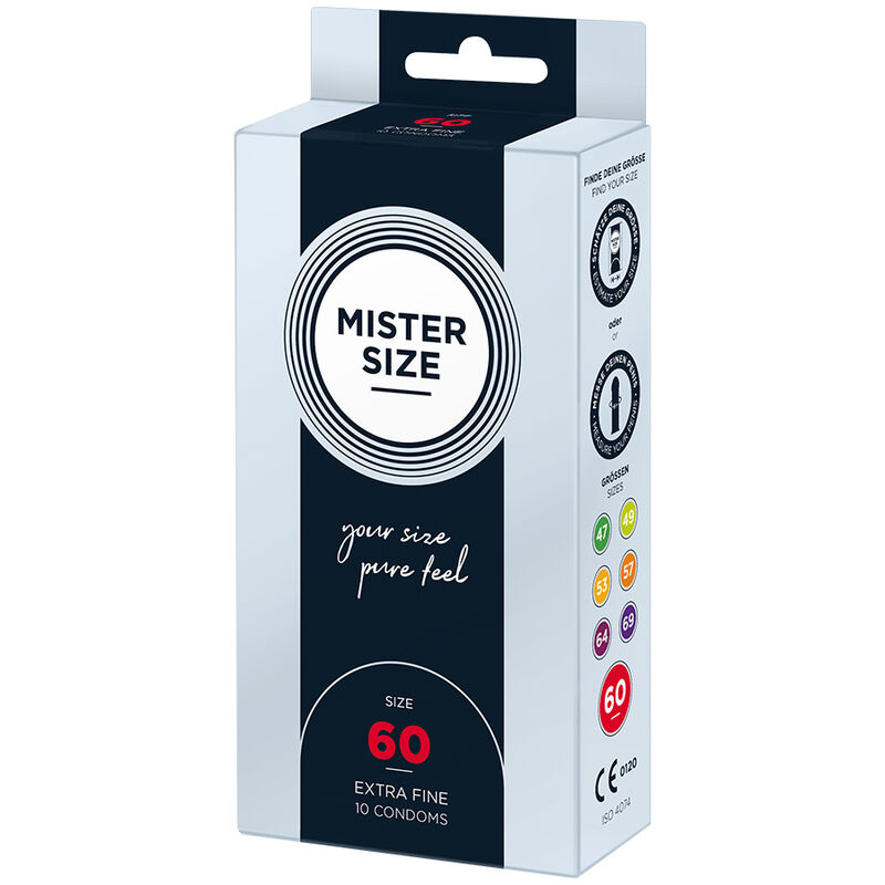 Mister Size-Condom Size Xl 60 mm (10 Pezzi)-Lattice 2 Mister Size-Condom Size Xl 60 mm (10 Pezzi)-Lattice · Preservativi (imaginea 2)