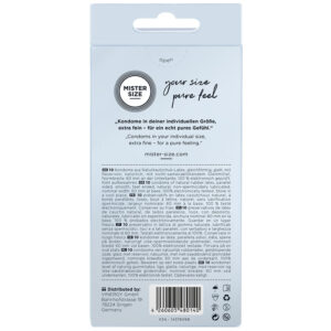 Mister Size-Condom Size Xl 60 mm (10 Pezzi)-Lattice 6 Mister Size-Condom Size Xl 60 mm (10 Pezzi)-Lattice · Preservativi (imaginea 3)
