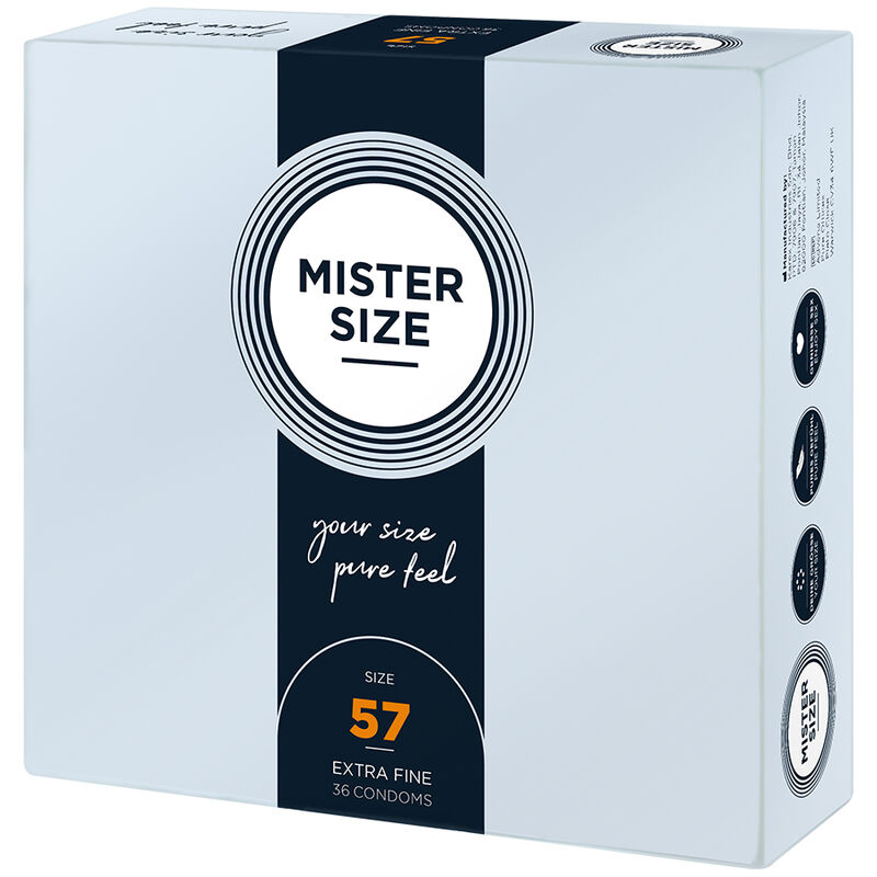 Mister Size-Preservativo Size L 57 mm (36 Unità)-Latex 2 Mister Size-Preservativo Size L 57 mm (36 Unità)-Latex · Preservativi (immagine 2)
