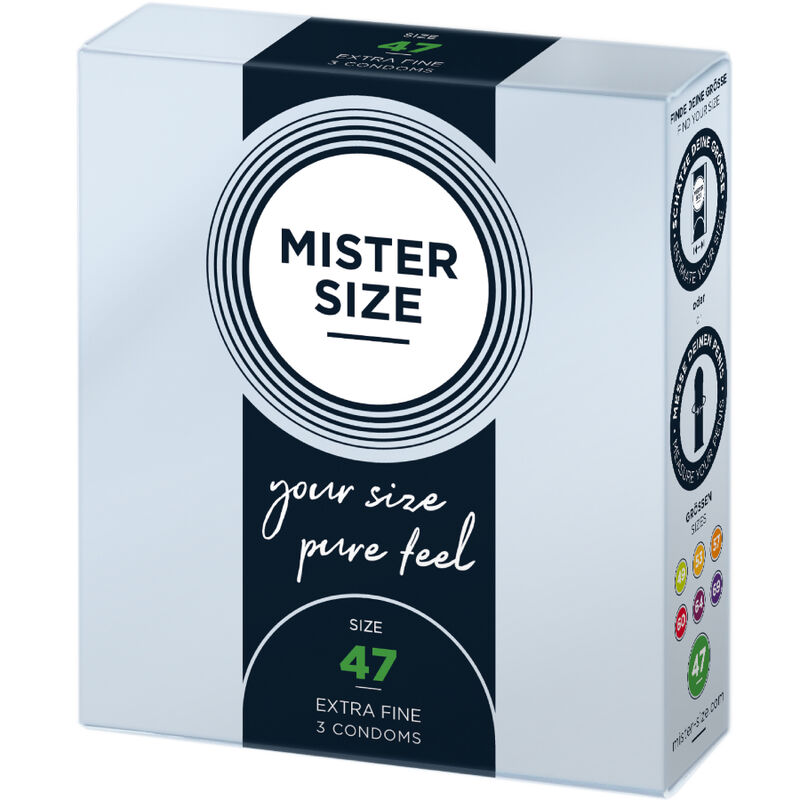 Mister Size-Preservativi Xs 47 mm (3 Pezzi)-Lattice 2 Mister Size-Preservativi Xs 47 mm (3 Pezzi)-Lattice · Preservativi (imaginea 2)