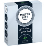 Mister Size-Preservativi Xs 47 mm (3 Pezzi)-Lattice · Preservativi