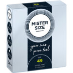 Mister Size-Preservativo Size S 49 mm (3 Unità)-Latex · Preservativi