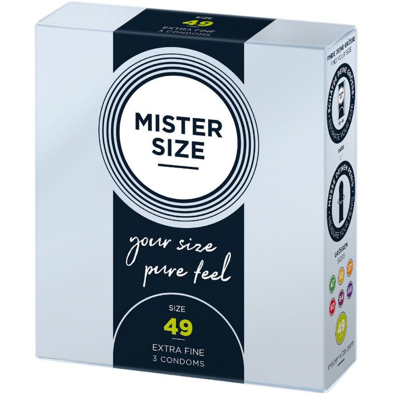 Mister Size-Preservativo Size S 49 mm (3 Unità)-Latex 2 Mister Size-Preservativo Size S 49 mm (3 Unità)-Latex · Preservativi (immagine 2)