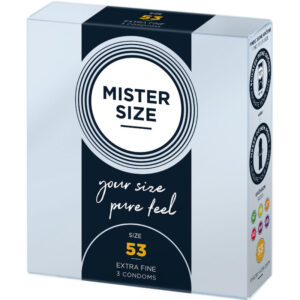 Mister Size-Preservativo Taglia M 53 mm (3 Pezzi)-Lattice 5 Mister Size-Preservativo Taglia M 53 mm (3 Pezzi)-Lattice · Preservativi (imaginea 2)
