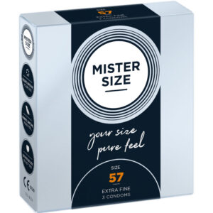 Mister Size-Preservativo Size L 57 mm (3 Pezzi)-Latex