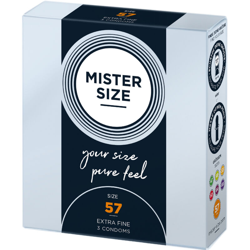Mister Size-Preservativo Size L 57 mm (3 Pezzi)-Latex 2 Mister Size-Preservativo Size L 57 mm (3 Pezzi)-Latex · Preservativi (imaginea 2)
