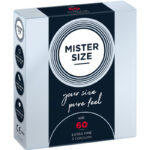 Mister Size-Preservativo Size Xl 60 mm (3 Unità)-Latex · Preservativi