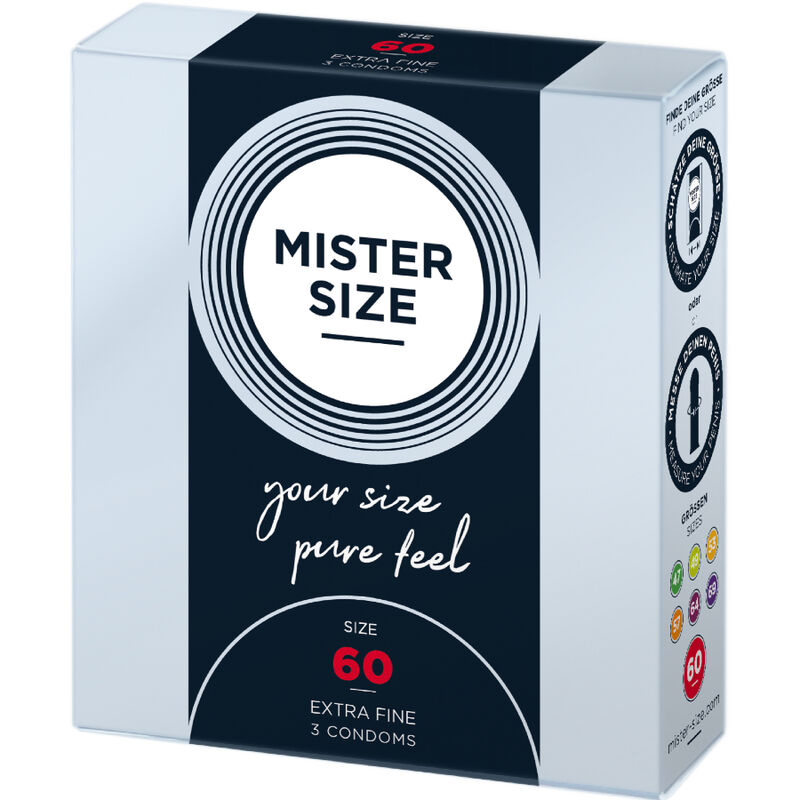 Mister Size-Preservativo Size Xl 60 mm (3 Unità)-Latex 2 Mister Size-Preservativo Size Xl 60 mm (3 Unità)-Latex · Preservativi (imaginea 2)