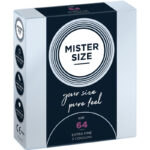 Mister Size-Preservativo Taglia Xxl 64 mm (3 Pezzi)-Lattice · Preservativi