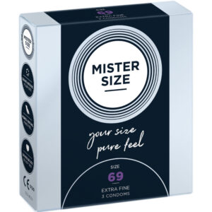 Mister Size-Preservativo Size Xxxl 69 mm (3 Units)-Latex · Preservativi