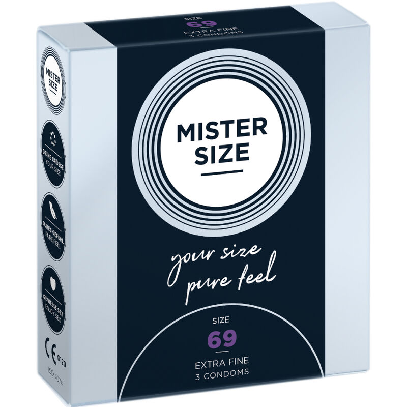 Mister Size-Preservativo Size Xxxl 69 mm (3 Units)-Latex 1 Mister Size-Preservativo Size Xxxl 69 mm (3 Units)-Latex · Preservativi