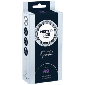 Mister Size-Preservativo Size Xxxl 69 mm (10 Pezzi)-Latex