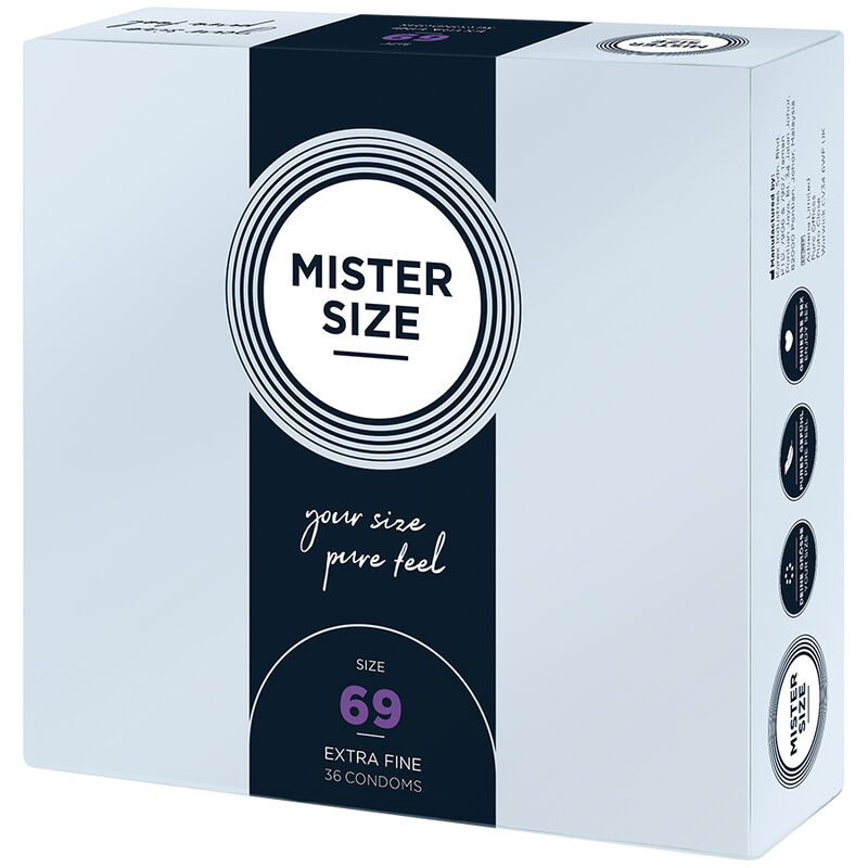 Mister Size-Preservativo Taglia Xxxl 69 mm (36 Pezzi)-Lattice 3 Mister Size-Preservativo Taglia Xxxl 69 mm (36 Pezzi)-Lattice · Preservativi (imaginea 3)