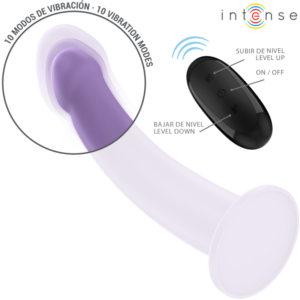 Intense-Eddie Vibrator 17.5 cm 10 Vibrazioni Viola · Vibratori (imaginea 4)