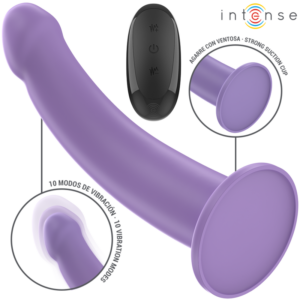 Intense-Eddie Vibrator 17.5 cm 10 Vibrazioni Viola · Vibratori