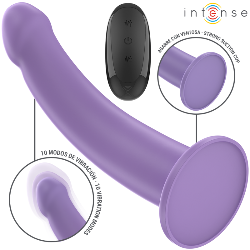 Intense-Eddie Vibrator 17.5 cm 10 Vibrazioni Viola 1 Intense-Eddie Vibrator 17.5 cm 10 Vibrazioni Viola · Vibratori