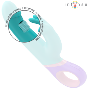 Intense High Tech-Monica Vibratore Coniglio con Stimolatore Rotativo · Vibratori (imaginea 4)