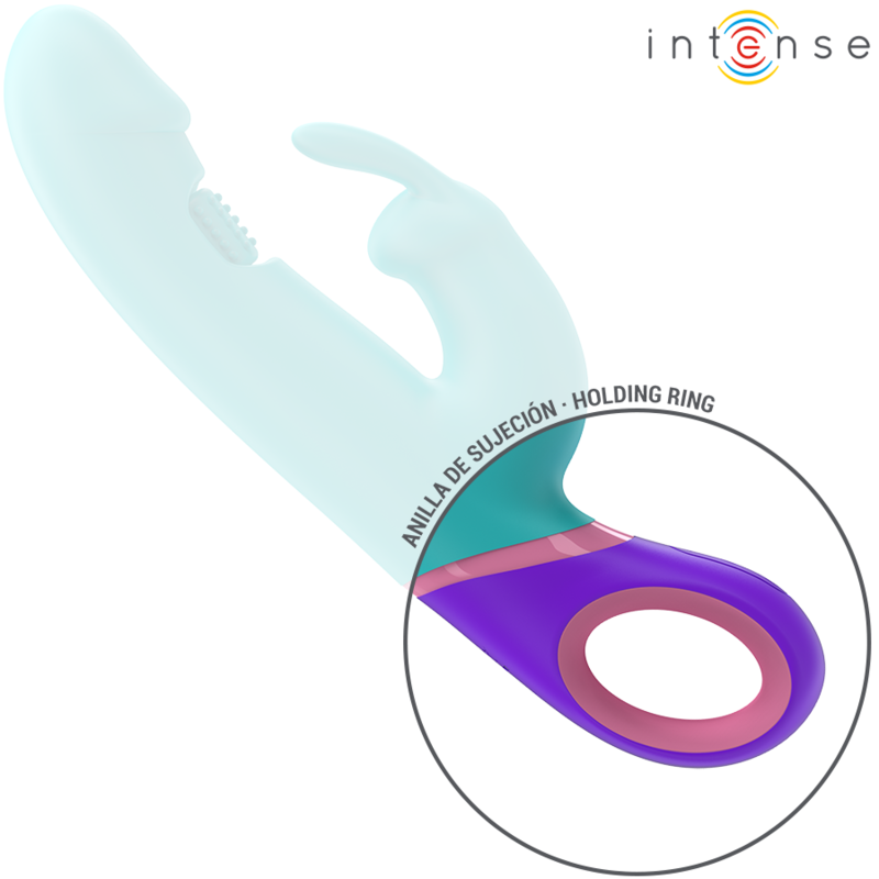 Intense High Tech-Monica Vibratore Coniglio con Stimolatore Rotativo · Vibratori (imaginea 5)
