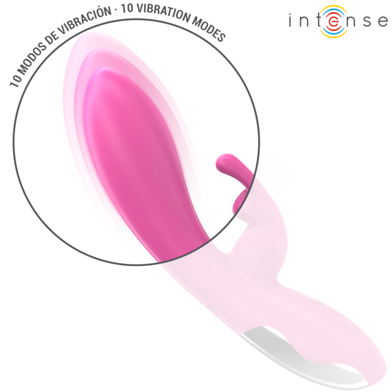 Intense-Vibratore Rabbit Randall 10 Vibrazioni Rosa · Vibratori (immagine 5)