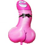 Diablo Picante-Palloncino Festa a Forma di Pene Rosa, 90 cm — DIVERTY SEX · Articoli divertenti