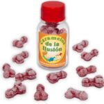 Diablo Picante-12 caramelle illusione forma del pene fragole/ciliegie — DIVERTY SEX · Articoli divertenti