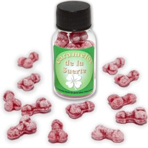 Diablo Picante-12 caramelle a forma di pene fragole/ciliegie 2 Diablo Picante-12 caramelle a forma di pene fragole/ciliegie — DIVERTY SEX · Articoli divertenti