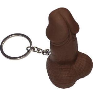 Diablo Picante-Portachiavi a forma di pene mulato