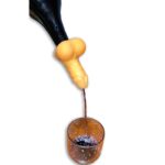 Diablo Picante-Decanter per vini Penis Oro — DIVERTY SEX · Articoli divertenti