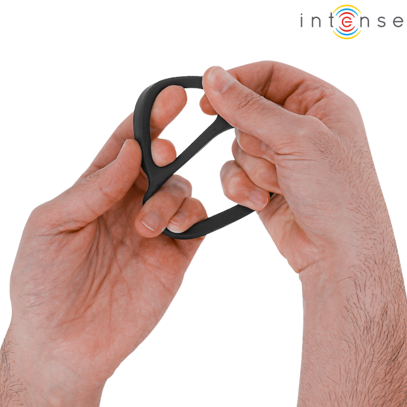 Intense For Him-Bobby Anello doppio silicone per Pene Nero 2 Intense For Him-Bobby Anello doppio silicone per Pene Nero · Anelli & Guaine per pene (imaginea 2)
