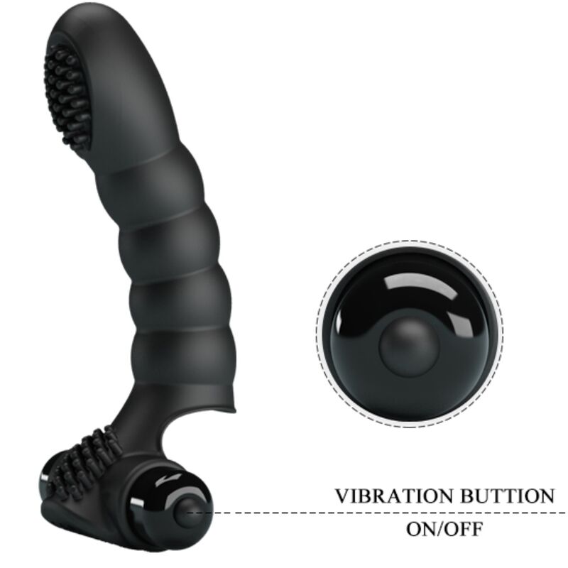 Fun Toys-Alexander Vibratore Ditalino 10 Vibrazioni Nero-Silicone 7 Fun Toys-Alexander Vibratore Ditalino 10 Vibrazioni Nero-Silicone — PRETTY LOVE · Vibratori (imaginea 7)