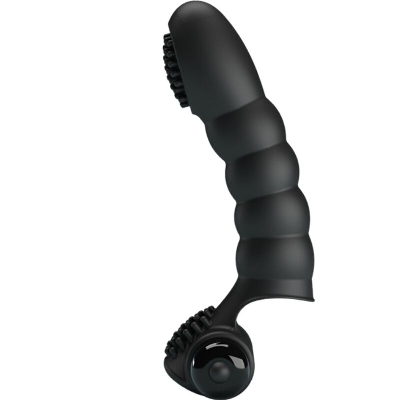 Fun Toys-Alexander Vibratore Ditalino 10 Vibrazioni Nero-Silicone 1 Fun Toys-Alexander Vibratore Ditalino 10 Vibrazioni Nero-Silicone — PRETTY LOVE · Vibratori
