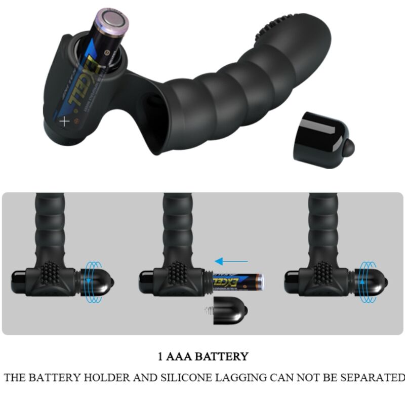 Fun Toys-Alexander Vibratore Ditalino 10 Vibrazioni Nero-Silicone 4 Fun Toys-Alexander Vibratore Ditalino 10 Vibrazioni Nero-Silicone — PRETTY LOVE · Vibratori (imaginea 4)