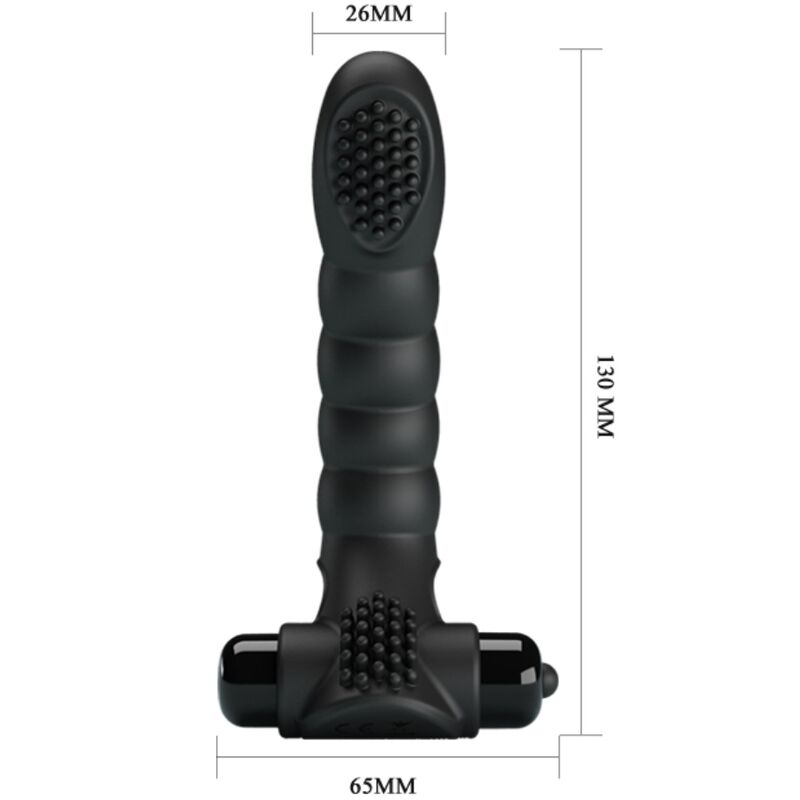 Fun Toys-Alexander Vibratore Ditalino 10 Vibrazioni Nero-Silicone 6 Fun Toys-Alexander Vibratore Ditalino 10 Vibrazioni Nero-Silicone — PRETTY LOVE · Vibratori (imaginea 6)