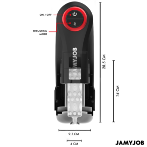 Jamyjob-Gravity Masturbatore Automatico Vaginale - 5 modalità · Anelli & Guaine per pene (immagine 3)