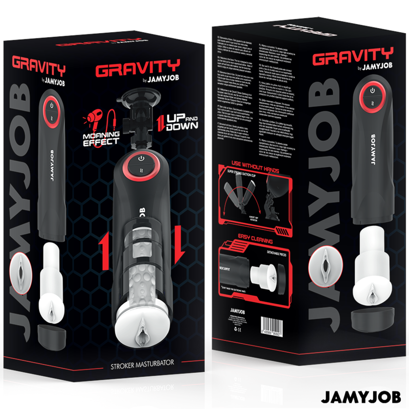 Jamyjob-Gravity Masturbatore Automatico Vaginale - 5 modalità · Anelli & Guaine per pene (immagine 6)