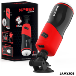 Jamyjob-Masturbatore Automatico Xpeed con 5 modalità Push · Anelli & Guaine per pene