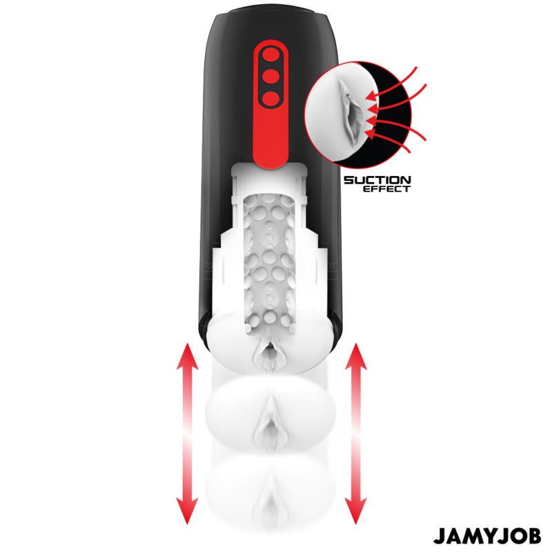Jamyjob-Phantom Masturbator Automatico Vaginale 5 modalità di Aspirazione 2 Jamyjob-Phantom Masturbator Automatico Vaginale 5 modalità di Aspirazione · Anelli & Guaine per pene (imaginea 2)